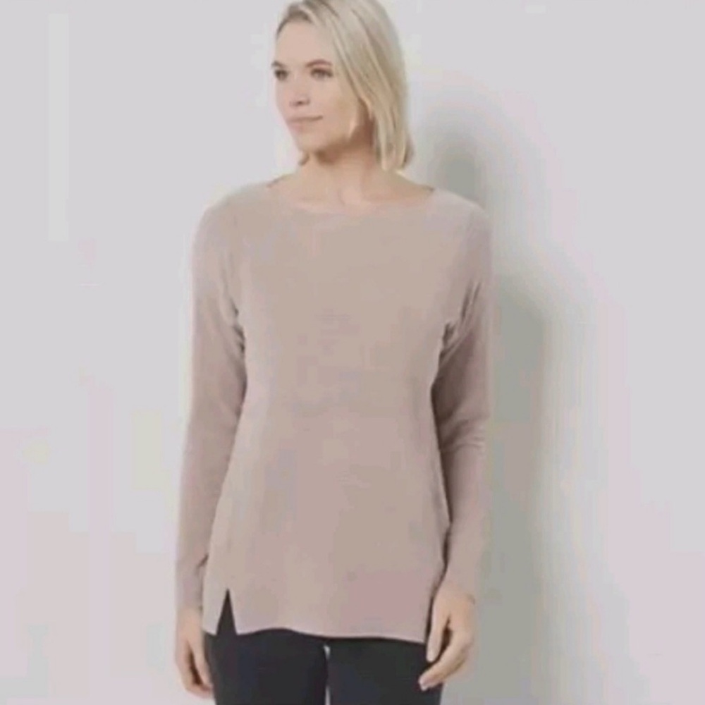 Barefoot Dreams CozyChic Ultra Lite Dockside Pointelle Sweater XS